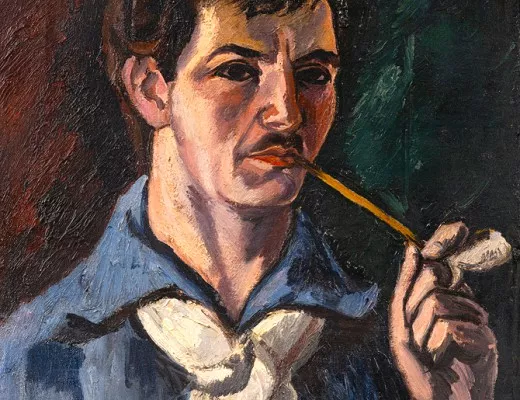 Autoportrait à la pipe